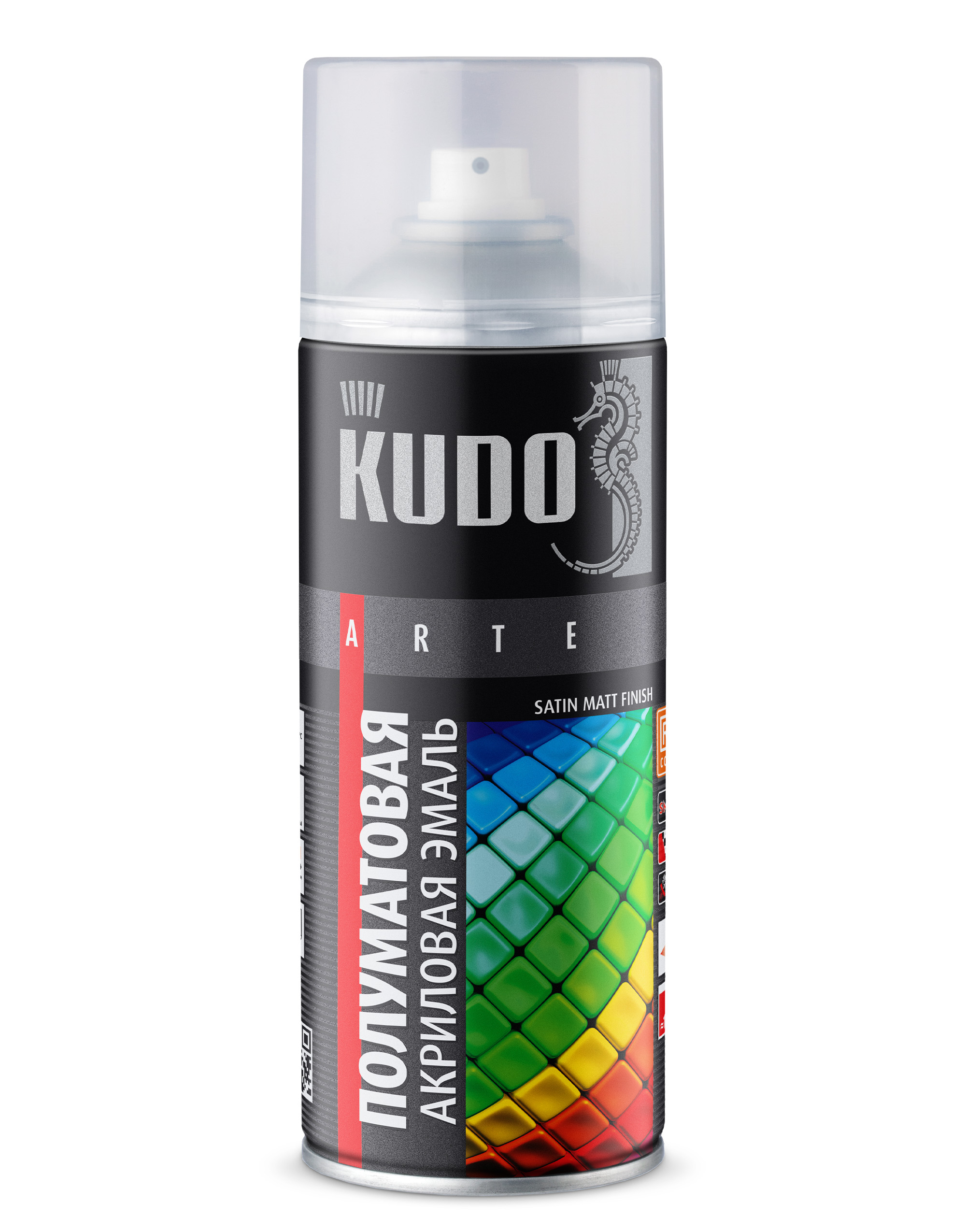 KU0A9003 — Эмаль универсальная акриловая KUDO SATIN RAL Белая RAL 9003 KUDO