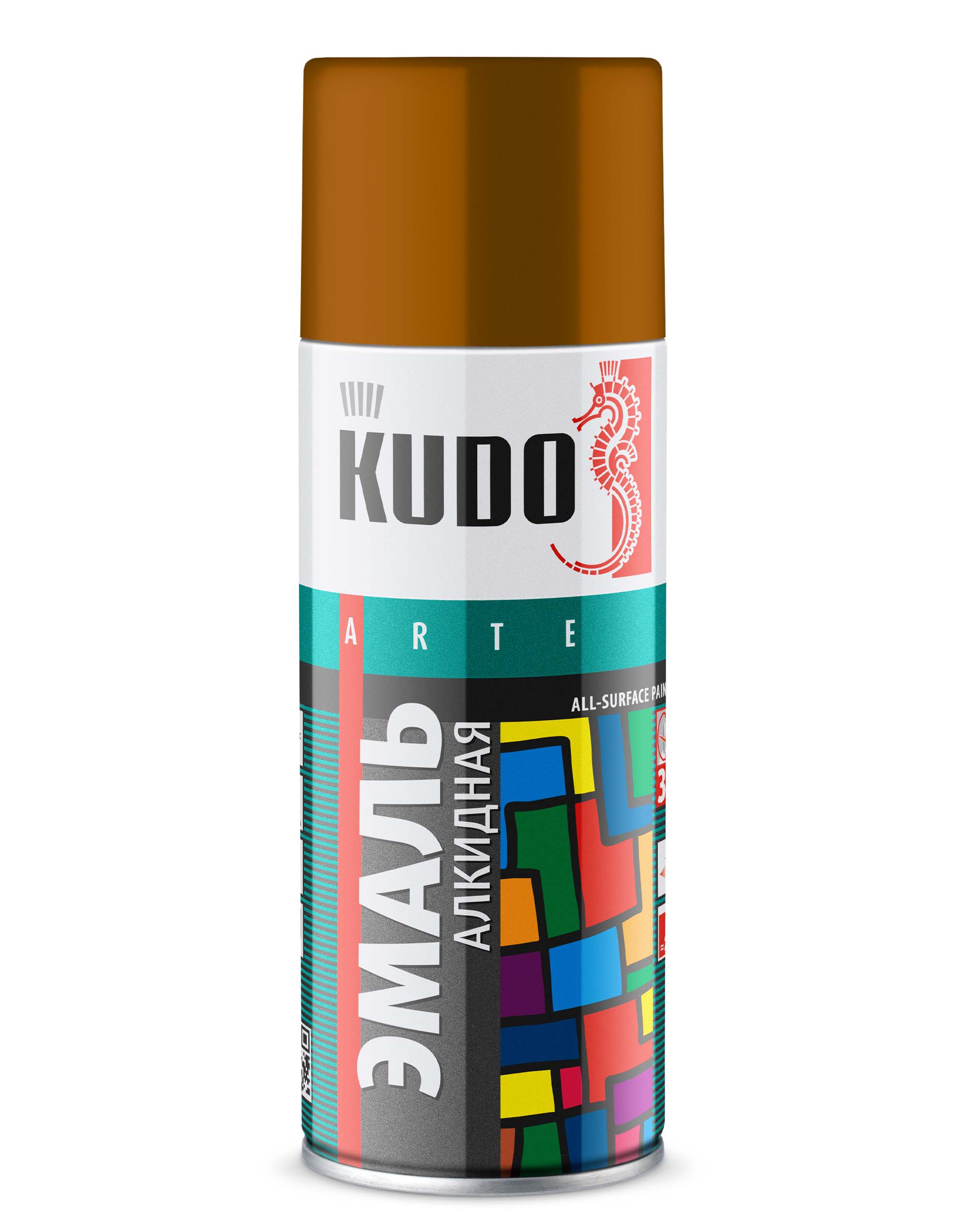 KU1022 — Эмаль универсальная KUDO «3P» TECHNOLOGY Охра RAL 8001 KUDO