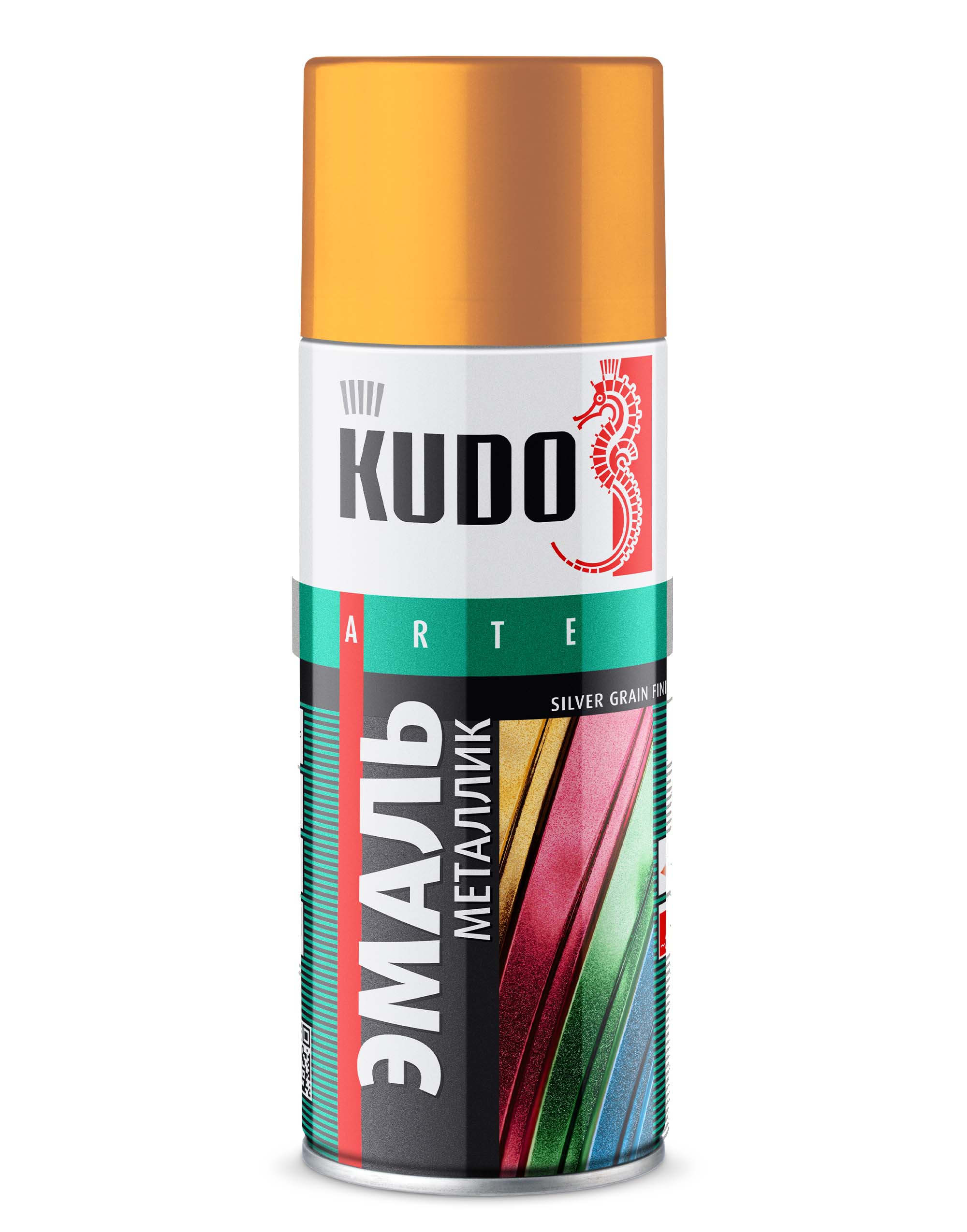 KU1060 — Эмаль универсальная металлик KUDO SILVER GRAIN FINISH Вечное золото KUDO
