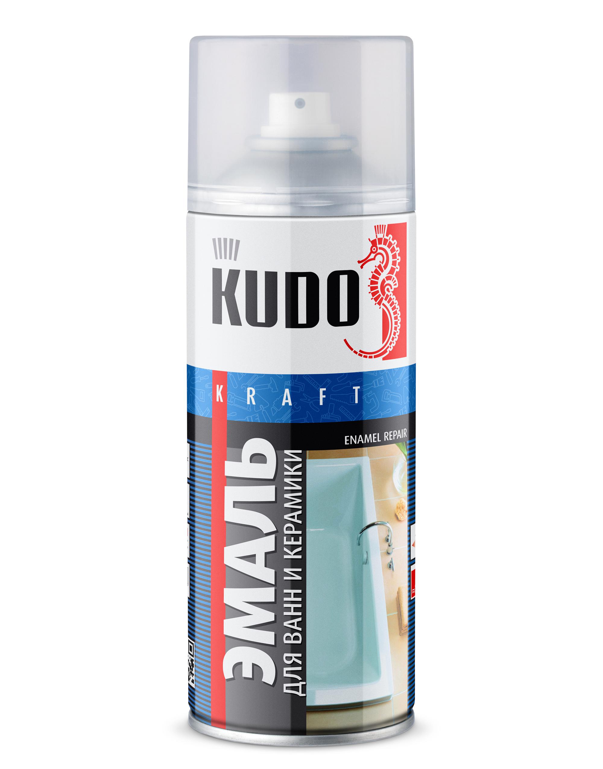 KU1301 — Эмаль для реставрации ванн и керамики KUDO Белая KUDO