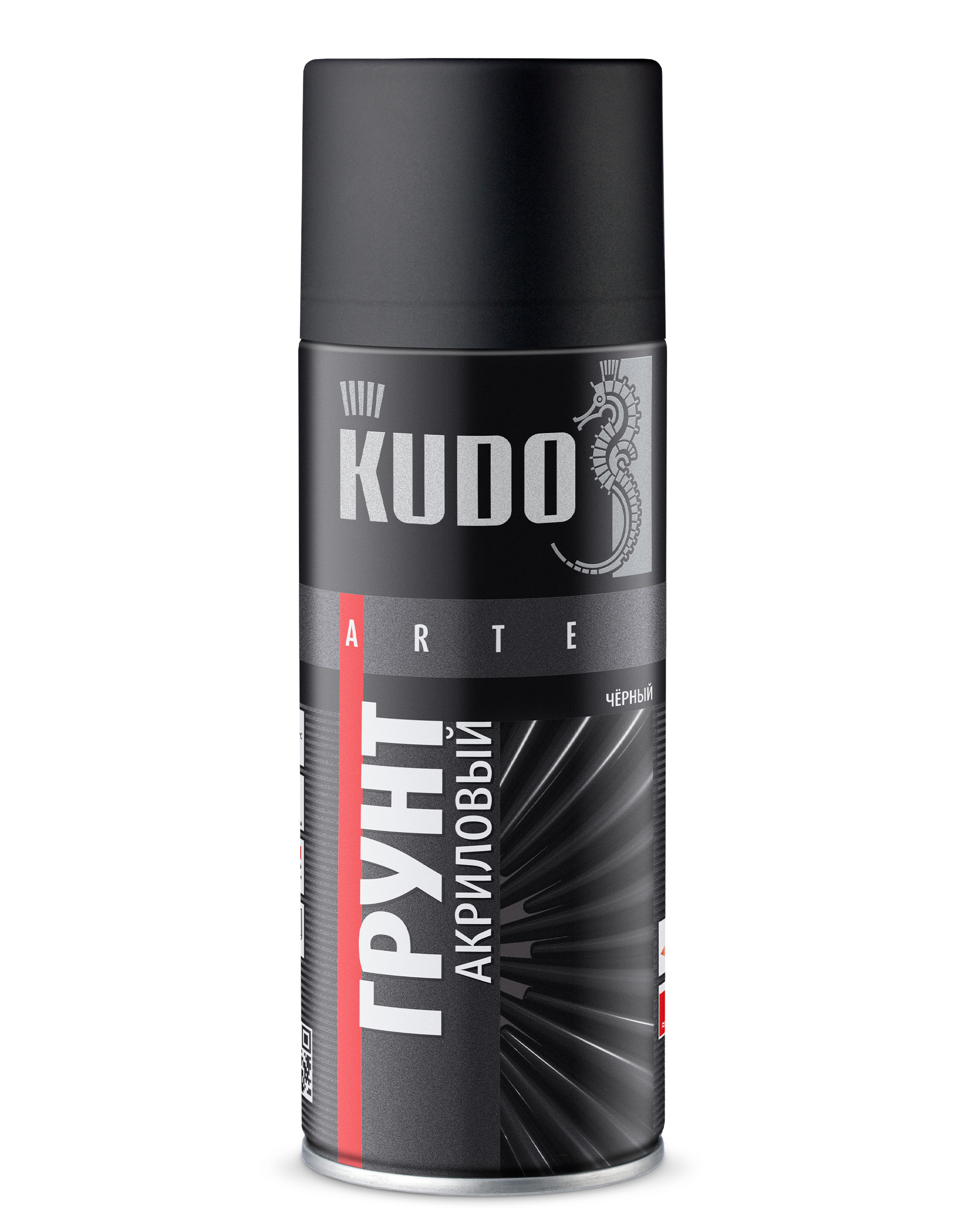 KU2103 — Грунт акриловый KUDO универсальный для черных и цветных металлов Чёрный KUDO