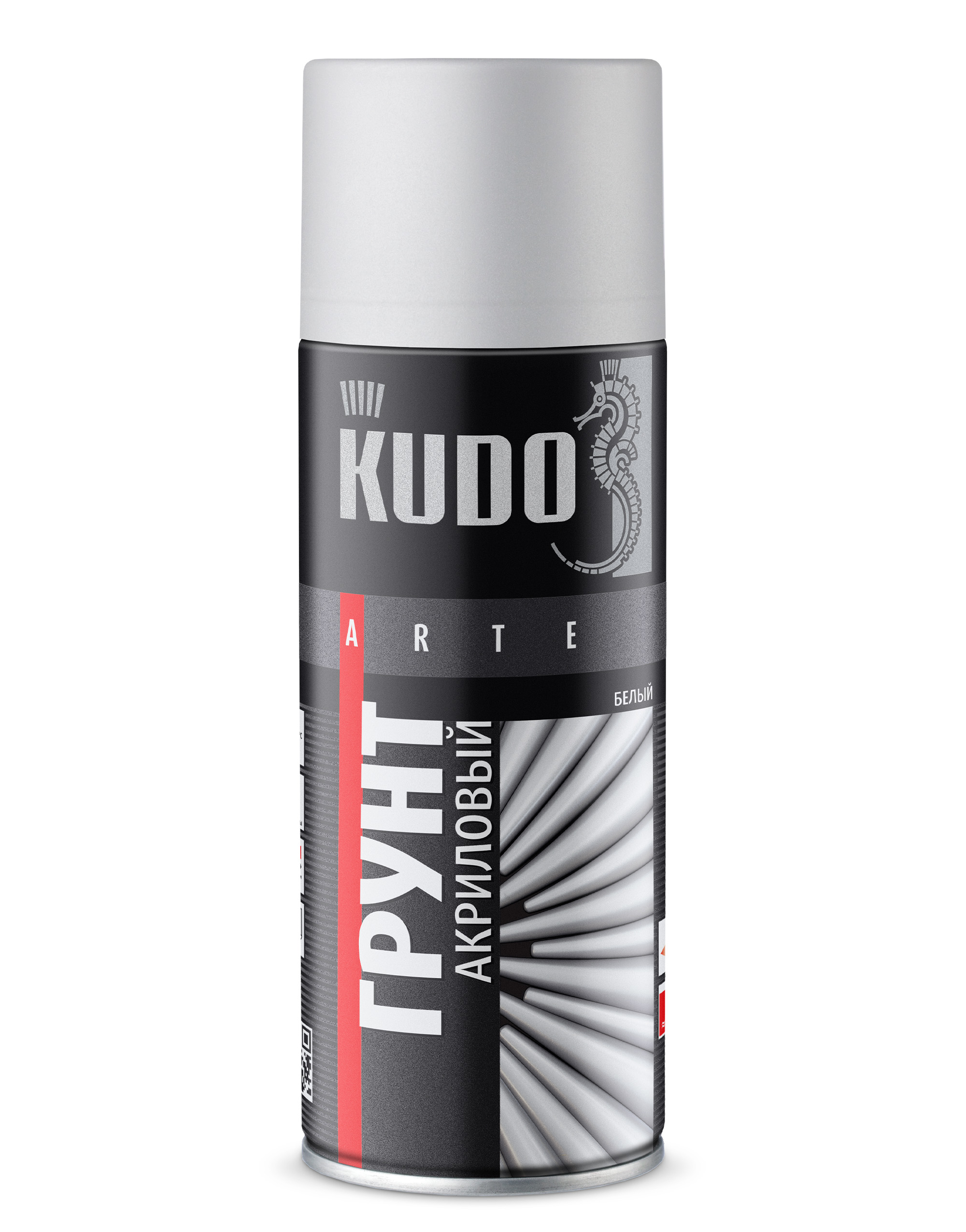 KU2104 — Грунт акриловый KUDO универсальный для черных и цветных металлов Белый KUDO