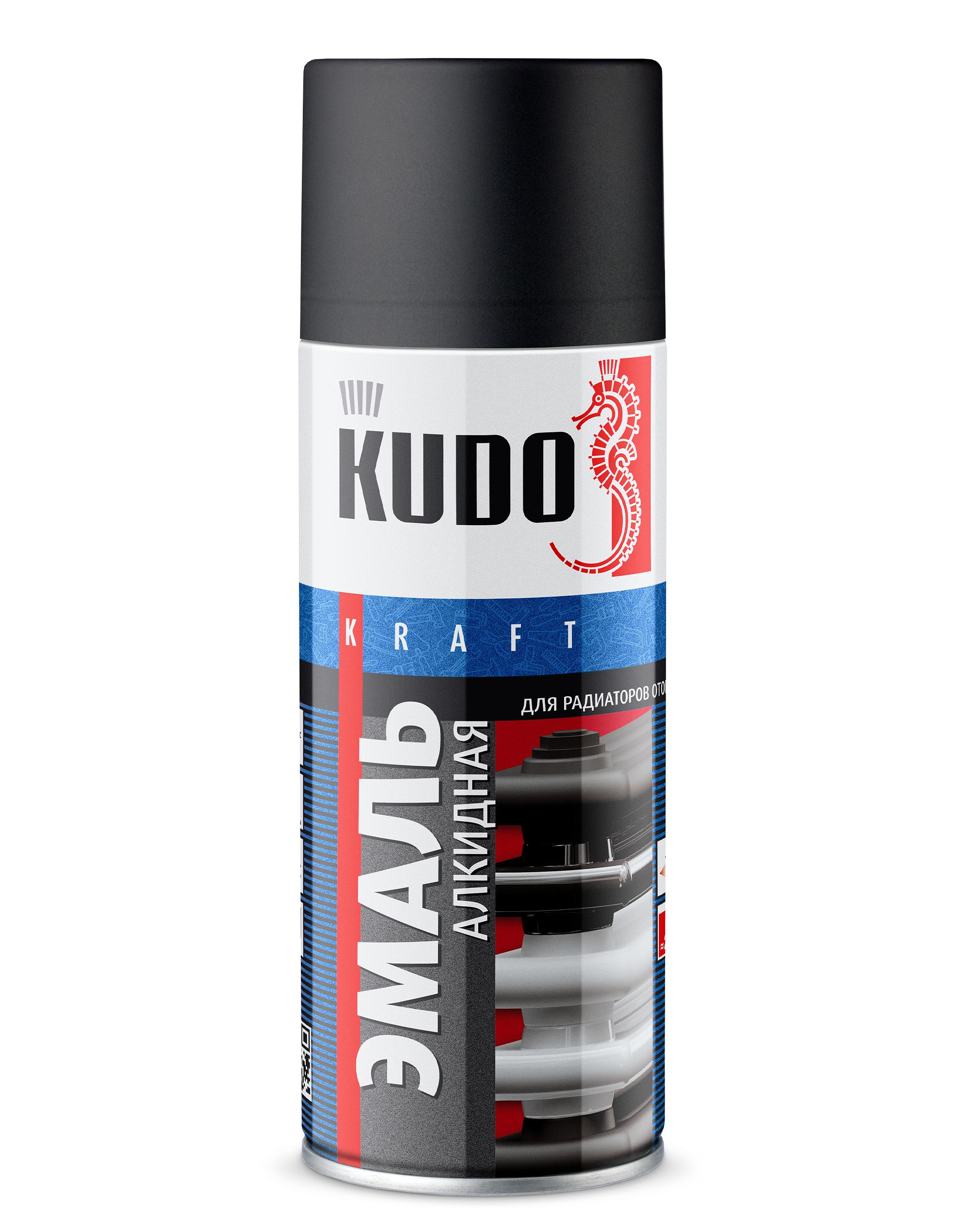 KU5103 — Эмаль для радиаторов отопления KUDO Чёрная матовая KUDO