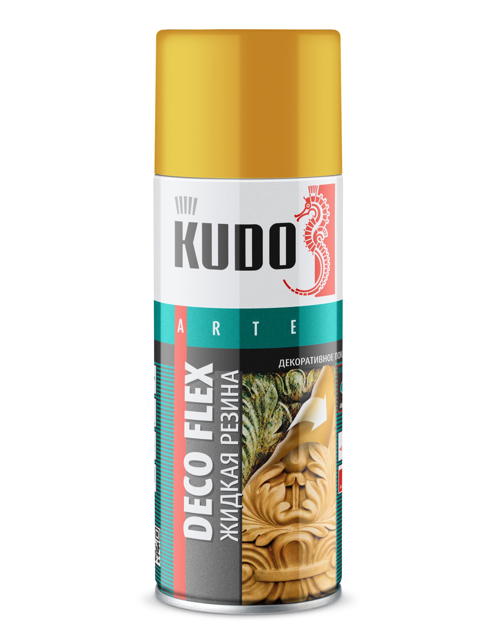 KU5331 — Жидкая резина KUDO DECO FLEX Золото KUDO