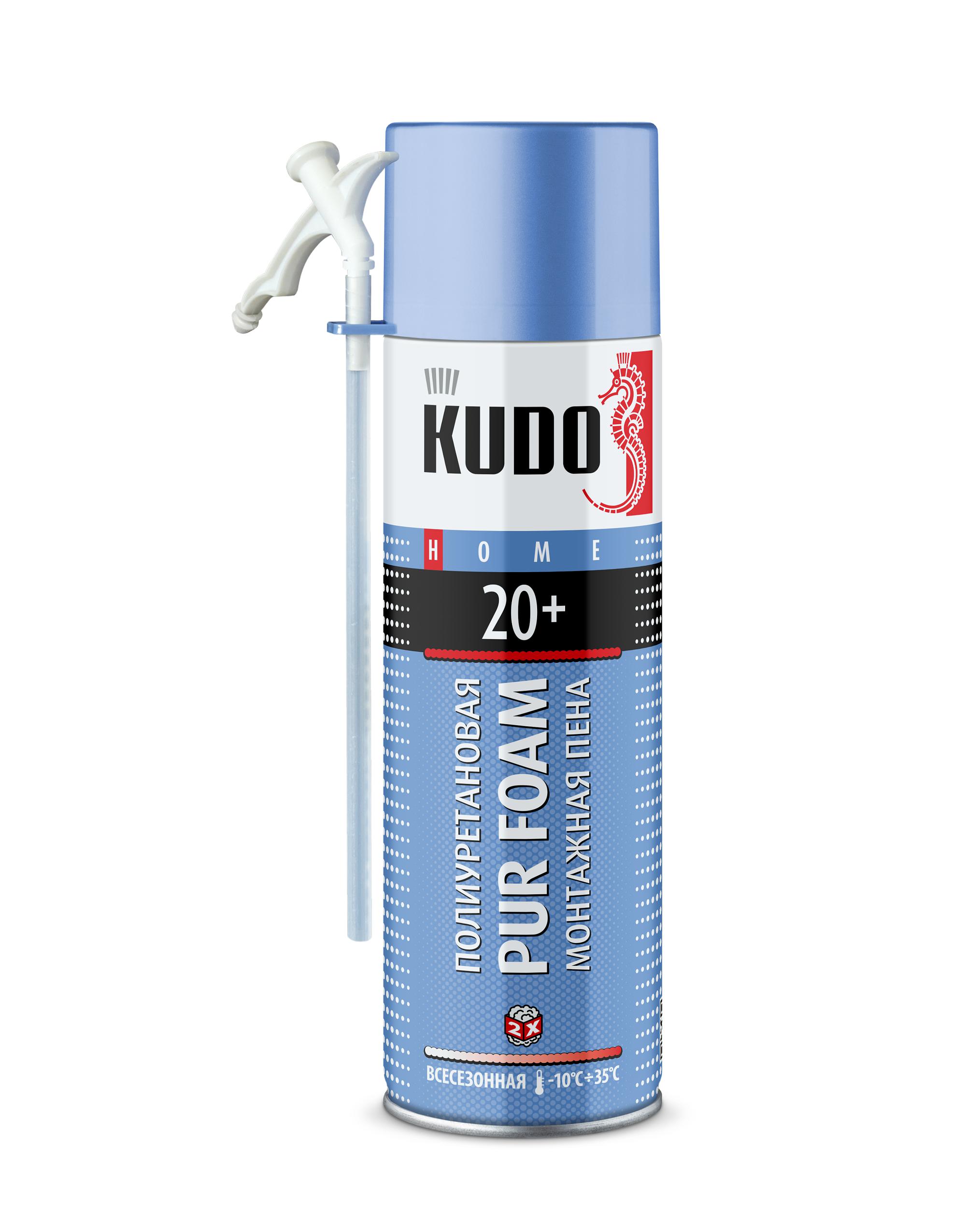 KUPH06U20 — Пена монтажная бытовая всесезонная KUDO HOME 20+ KUDO