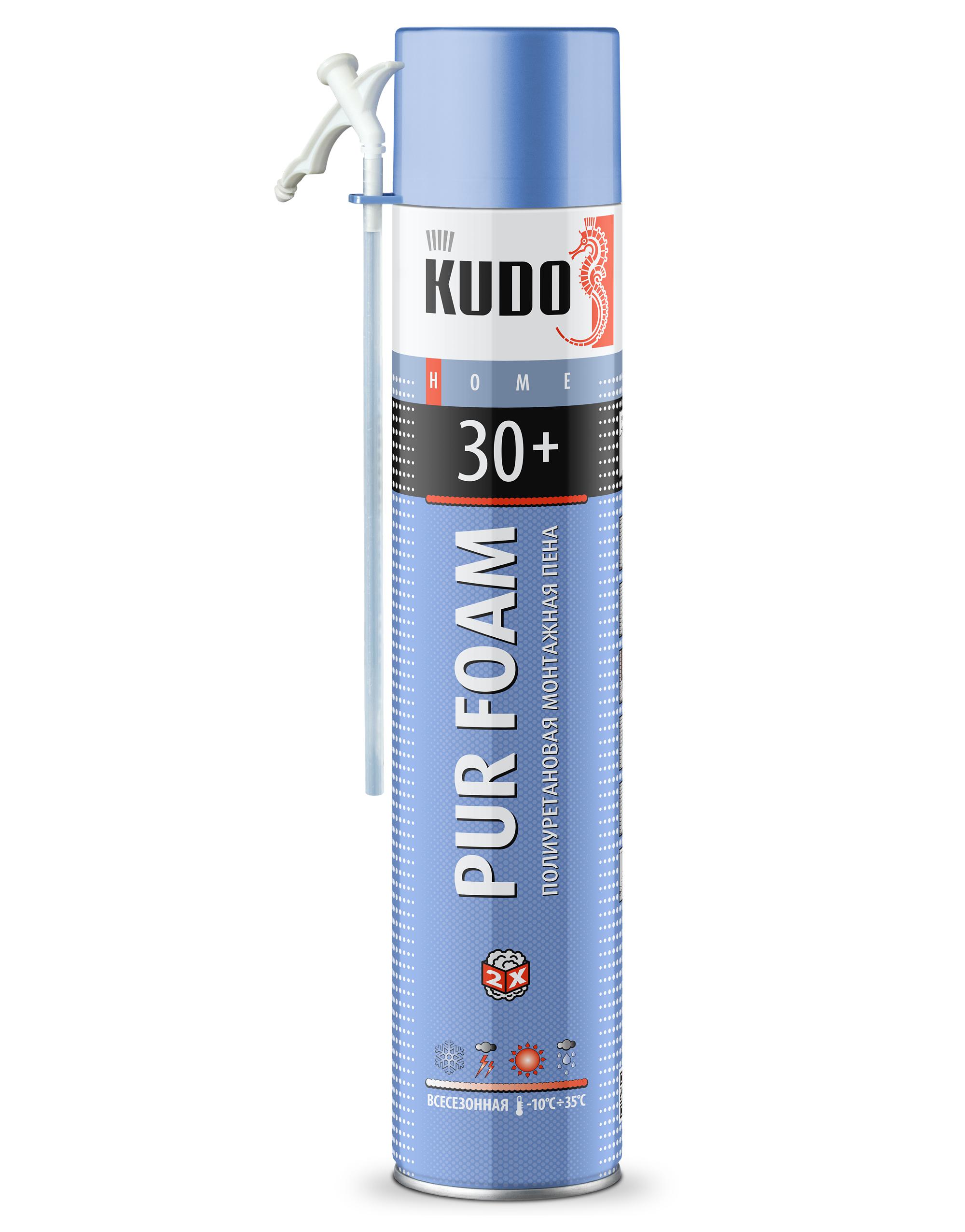 KUPH10U30 — Пена монтажная бытовая всесезонная KUDO HOME 30+ KUDO