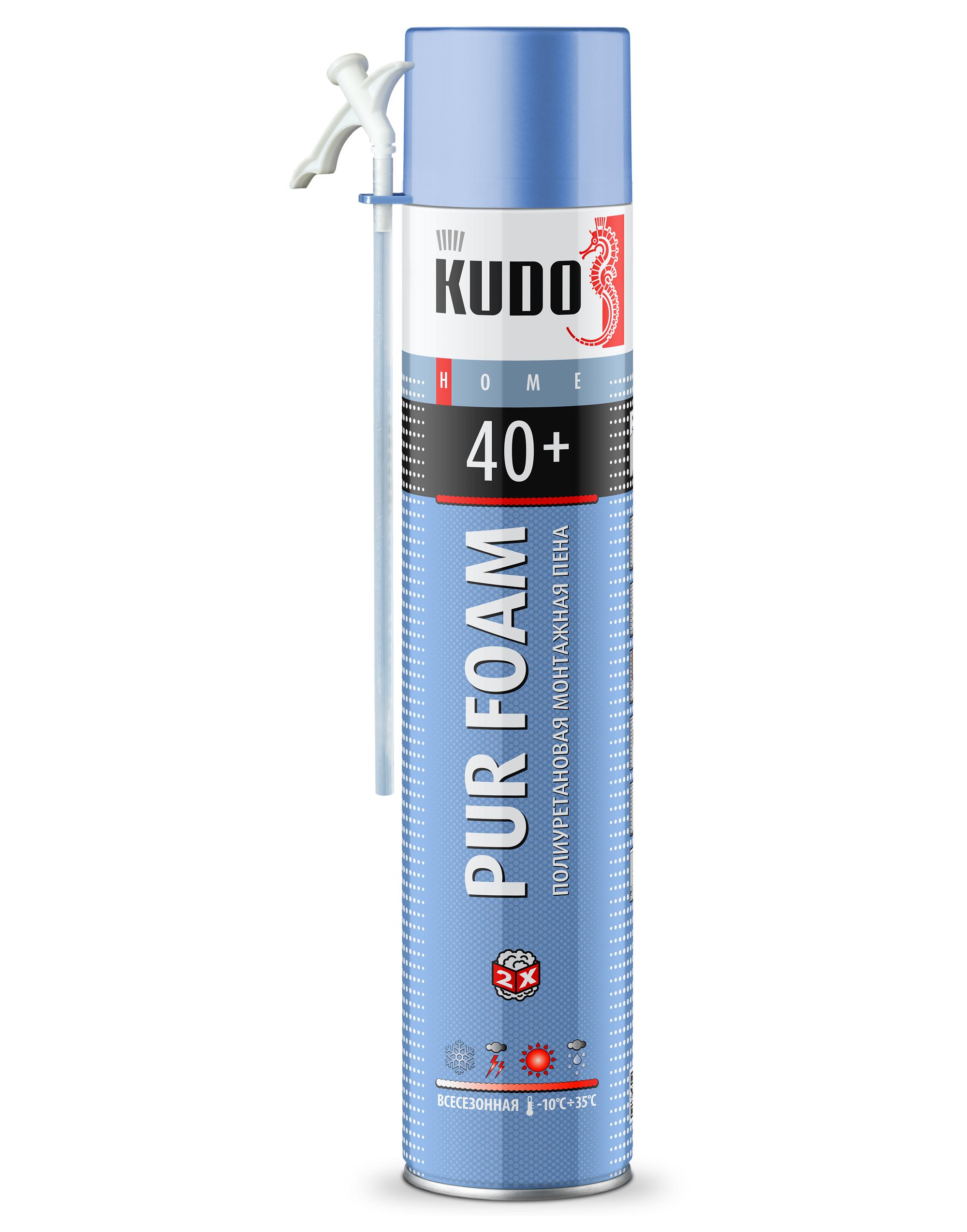 KUPH10U40 — Пена монтажная бытовая всесезонная KUDO HOME 40+ KUDO