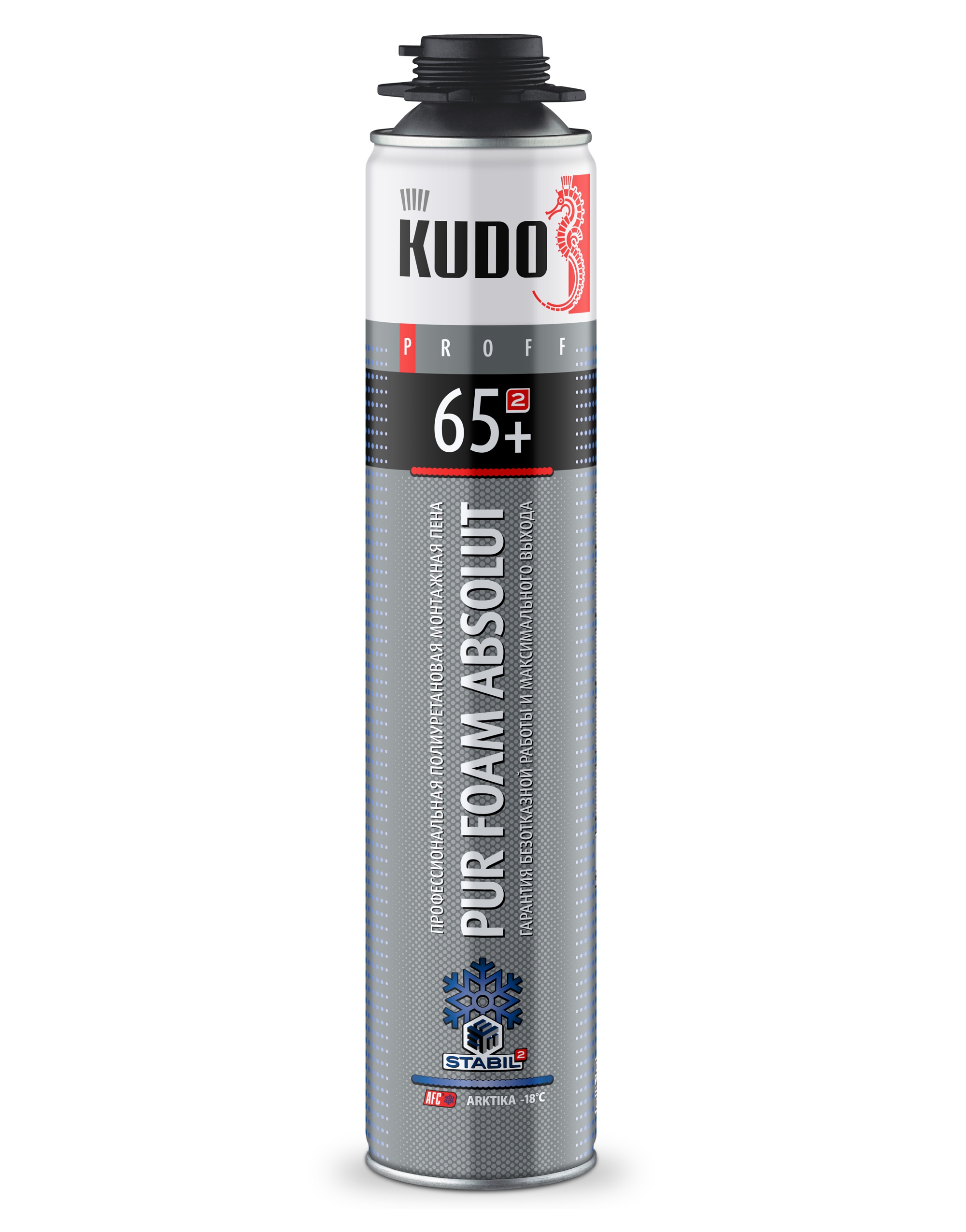 KUPP10W65 — Пена монтажная профессиональная зимняя KUDO ABSOLUT PROFF 65 ALASKA KUDO