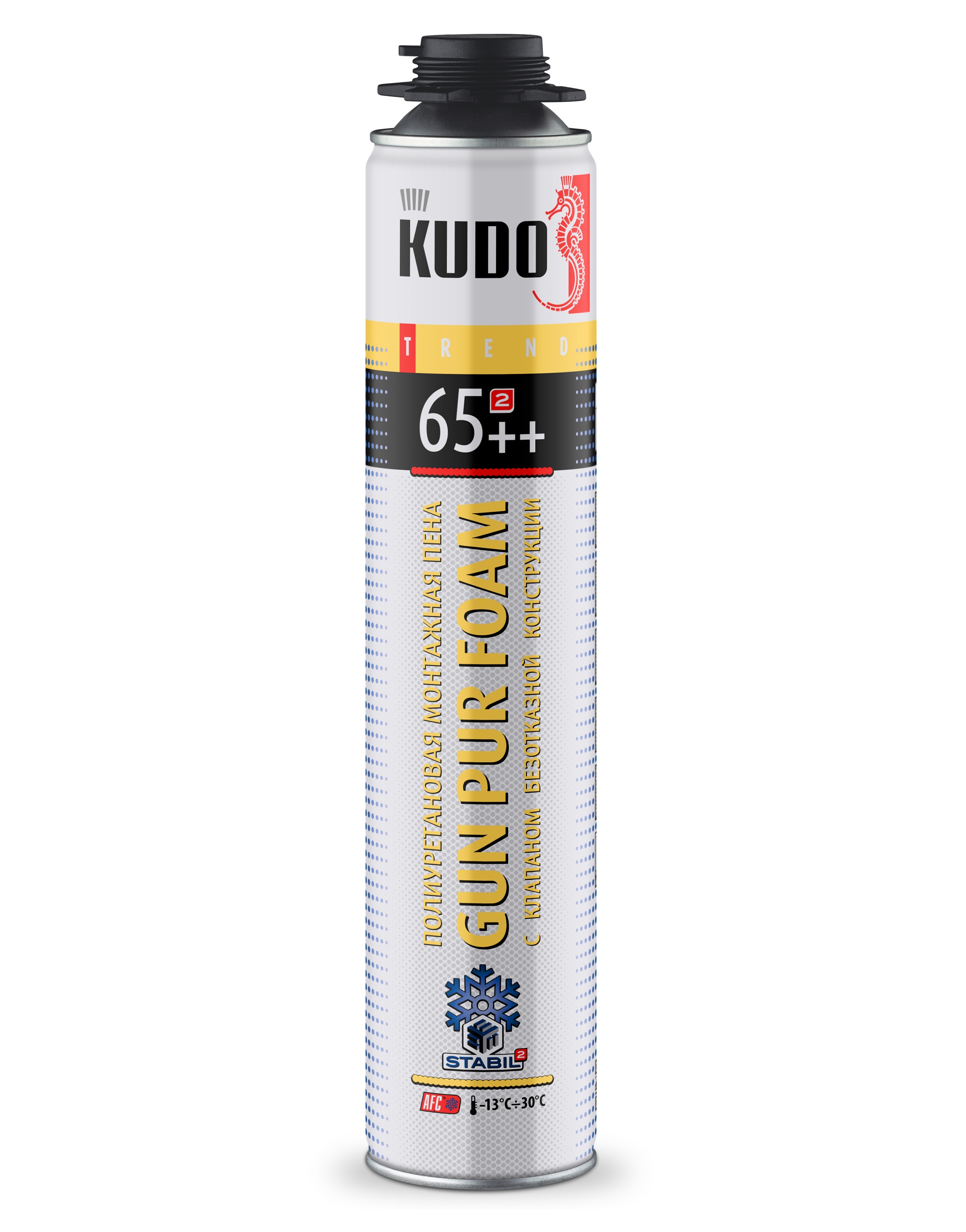 KUPT10W65 — Пена полиуретановая монтажная профессиональная зимняя KUDO TREND 65 KUDO