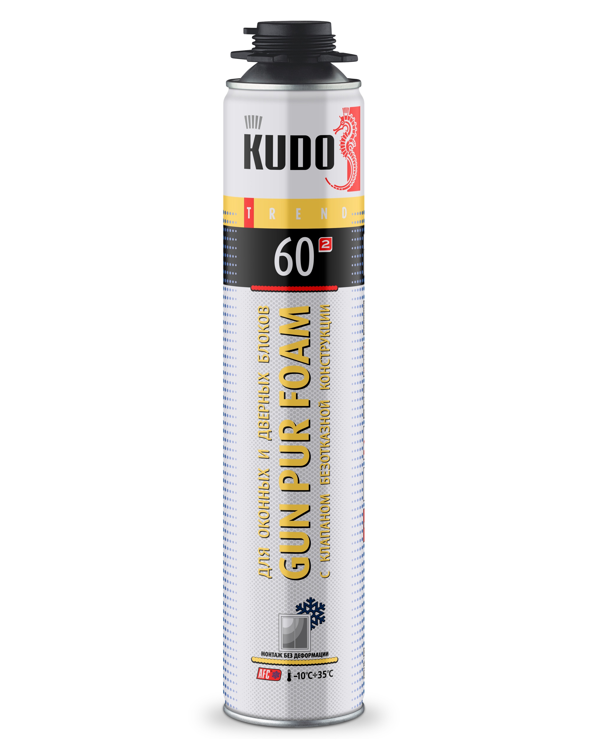 KUPTW10W60 — Пена монтажная профессиональная зимняя для монтажа окон и дверей KUDO TREND WINDOW 60 WINTER KUDO