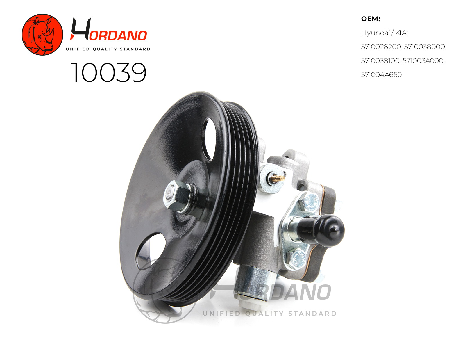 10039 — Насос ГУР HORDANO