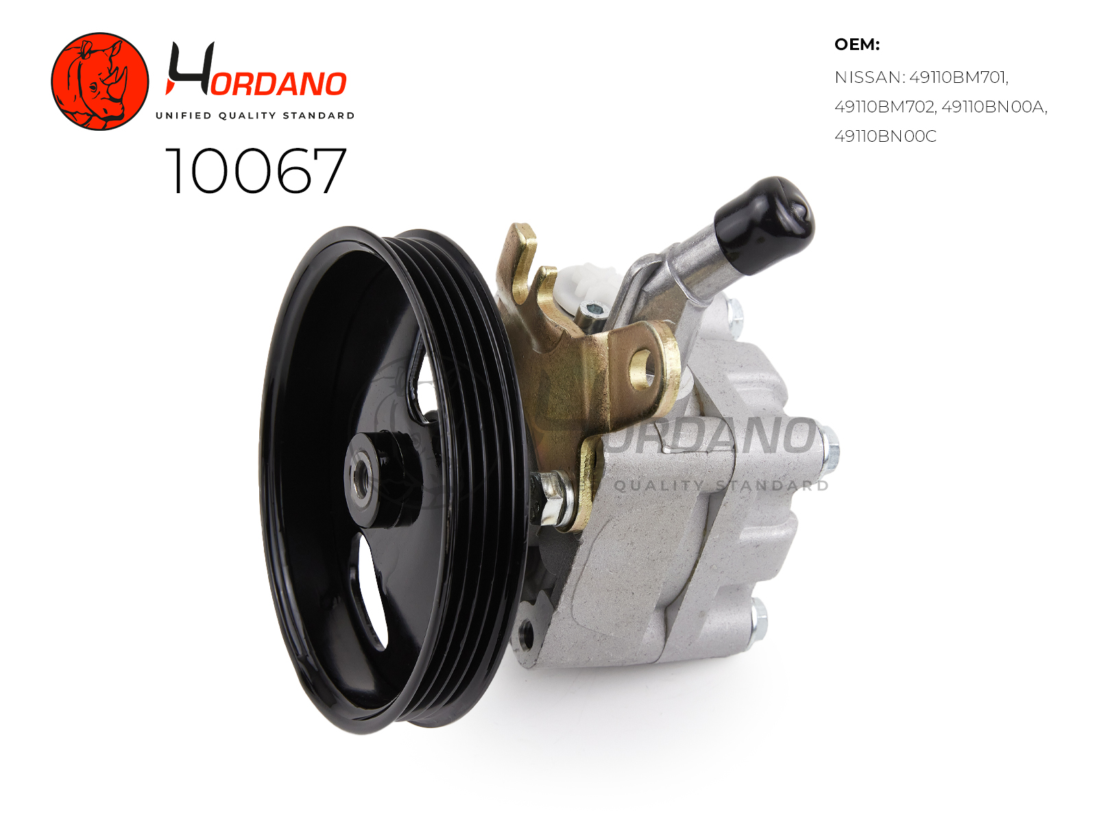 10067 — Насос ГУР HORDANO