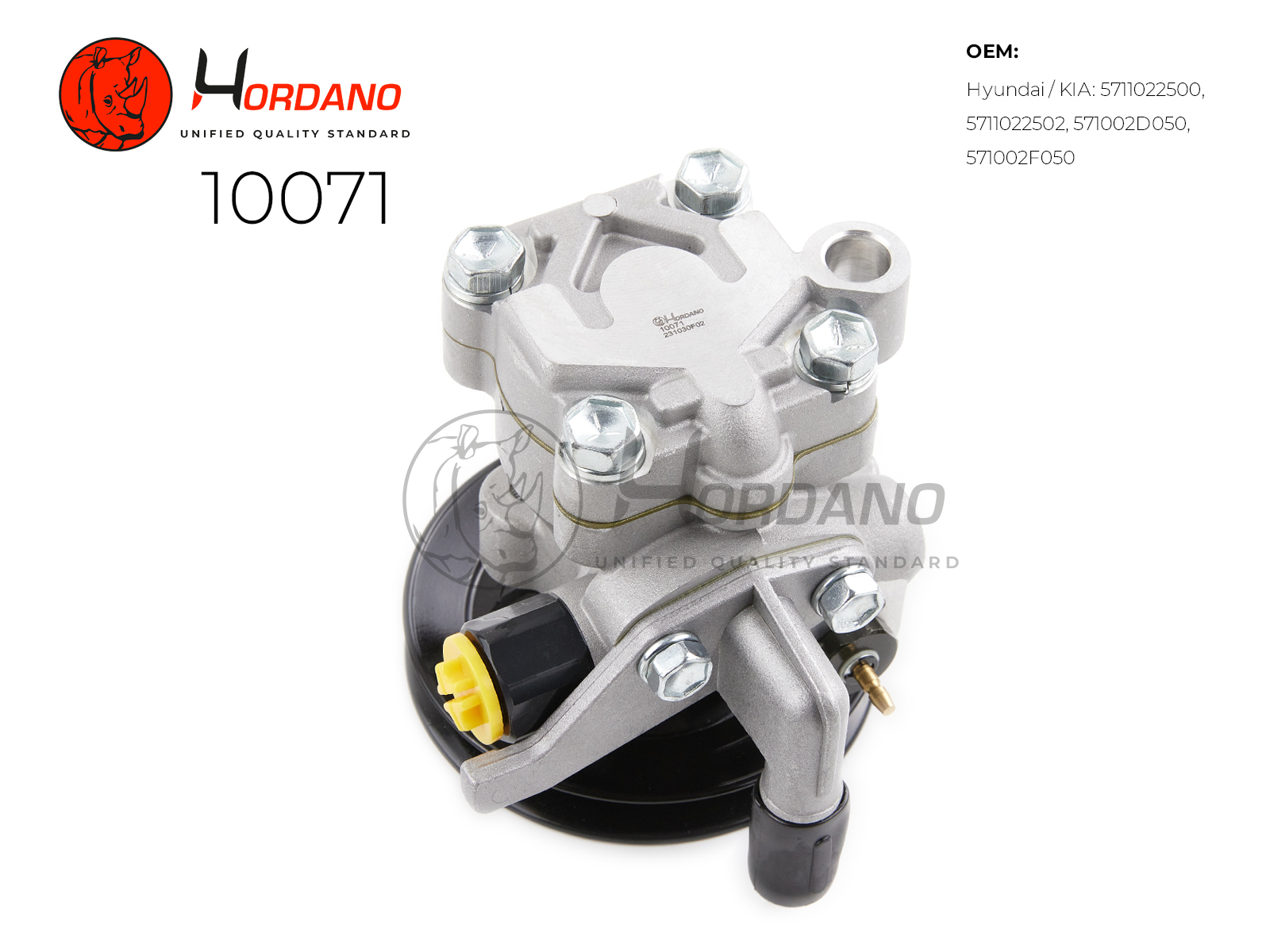 10071 — Насос ГУР HORDANO