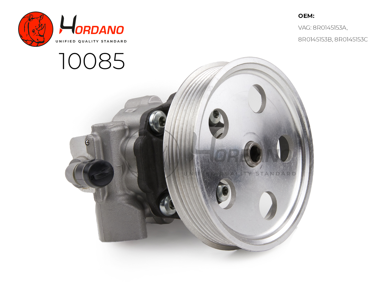 10085 — Насос ГУР\ AUDI Q5 (8R) A4 ALLROAD IV (8KH,B8)A4 AVANT IV (8K5,B8)A4 седан IV (8K2,B8)A5/S5 SPORTBAC HORDANO