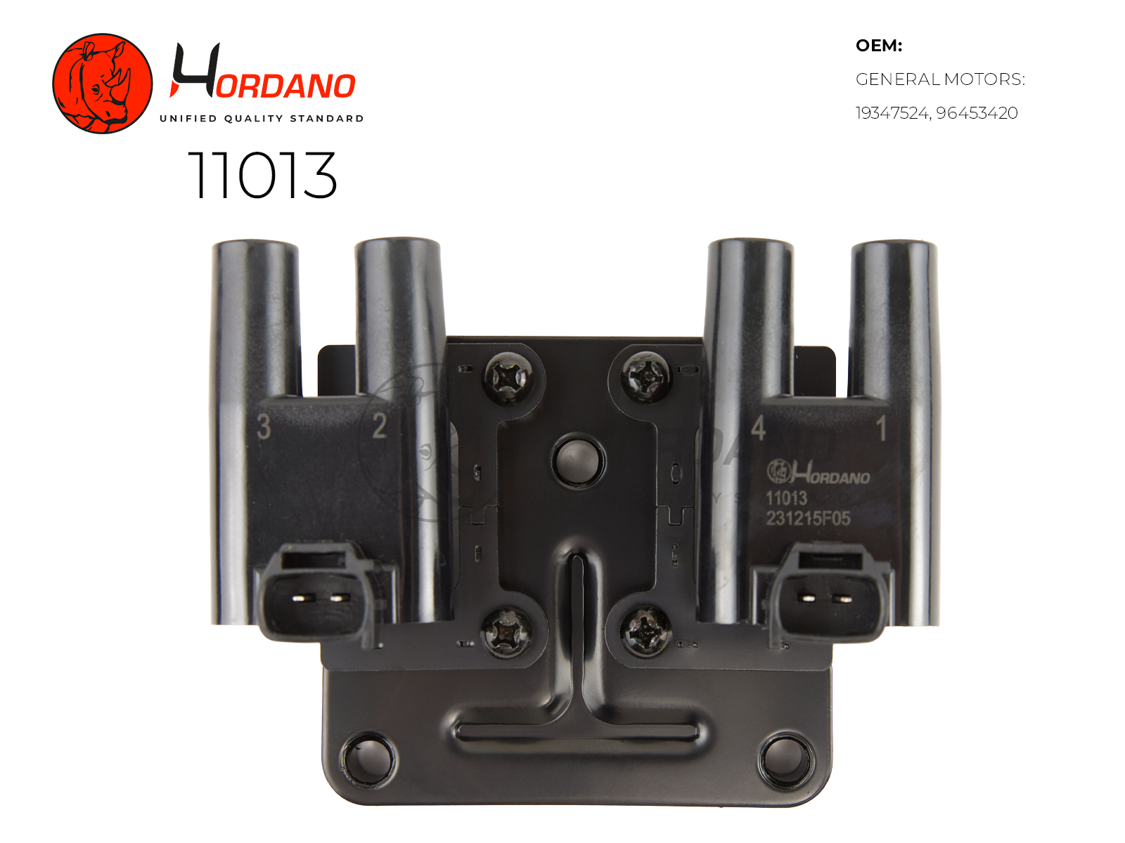 11013 — Катушка зажигания HORDANO