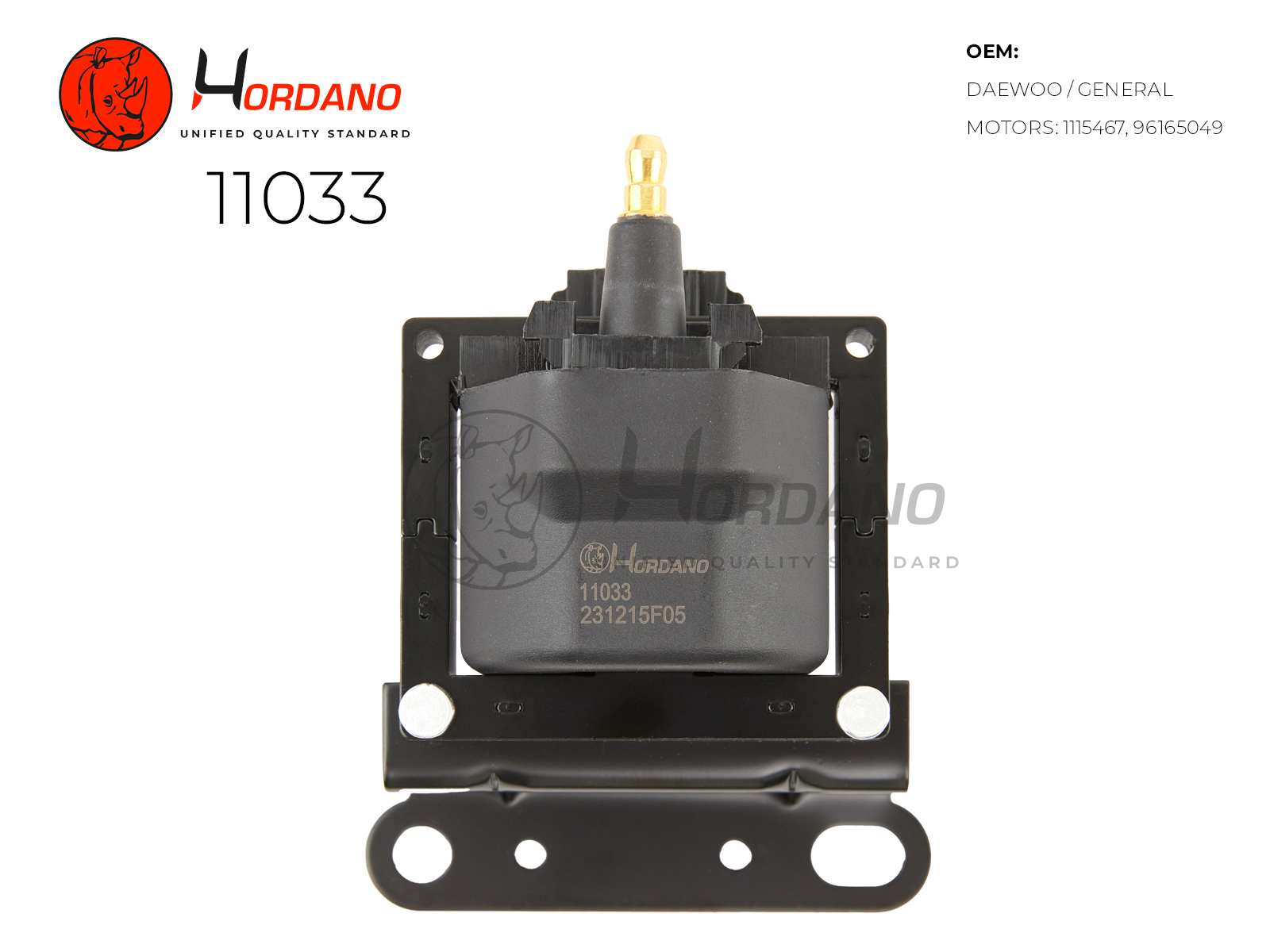 11033 — Катушка зажигания HORDANO