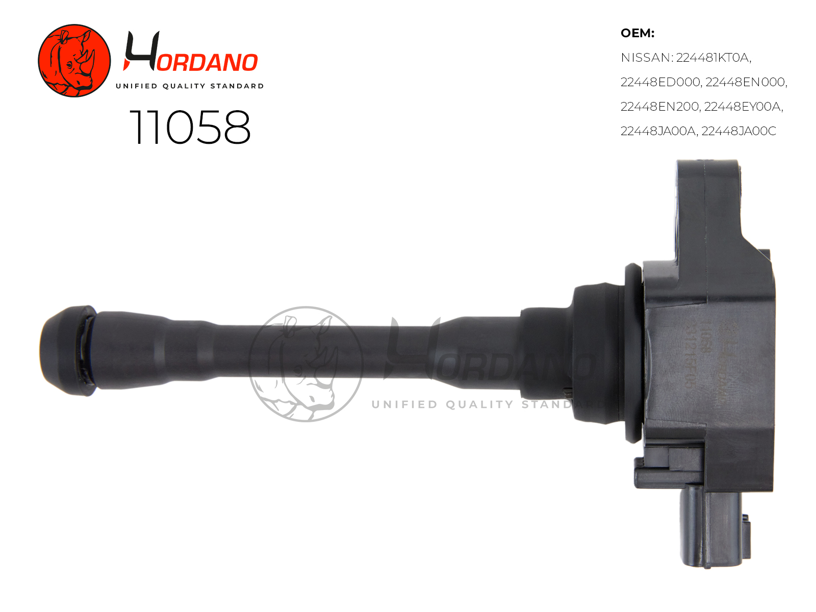 11058 — Катушка зажигания\ NISSAN JUKE 06.10- 1.6 HORDANO
