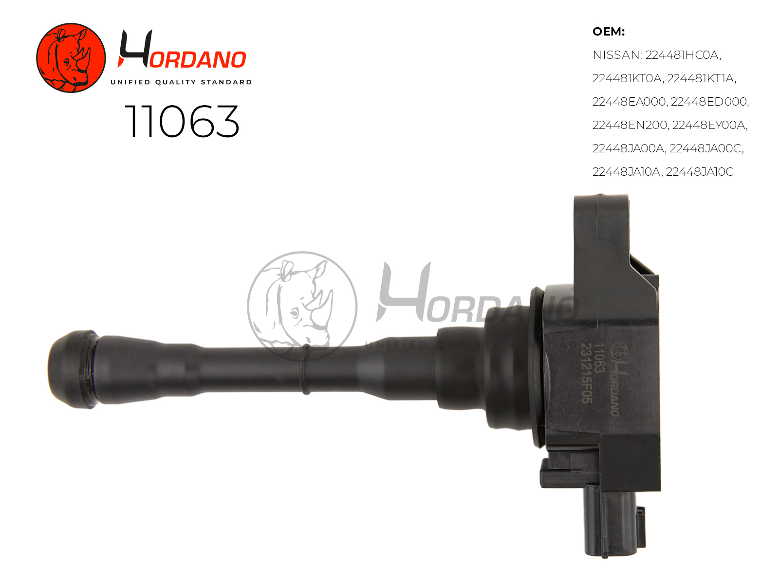 11063 — Катушка зажигания HORDANO