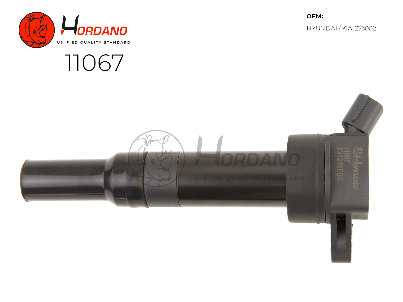 11067 — Катушка зажигания\ HUYNDAI CRETA(IX25)4WD 15- 2.0 HORDANO