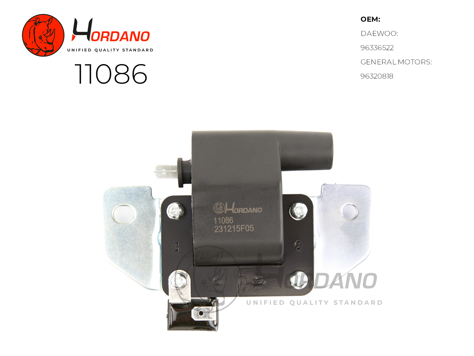 11086 — Катушка зажигания HORDANO