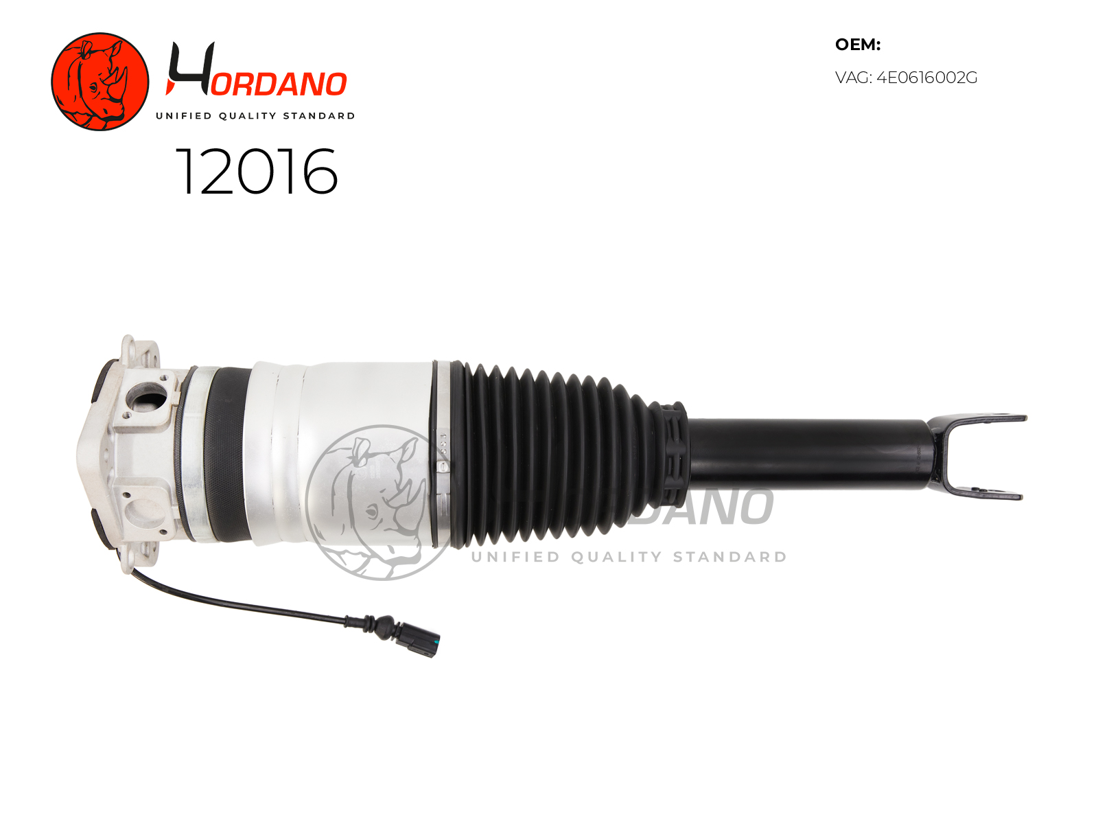 12016 — Пневматический амортизатор HORDANO