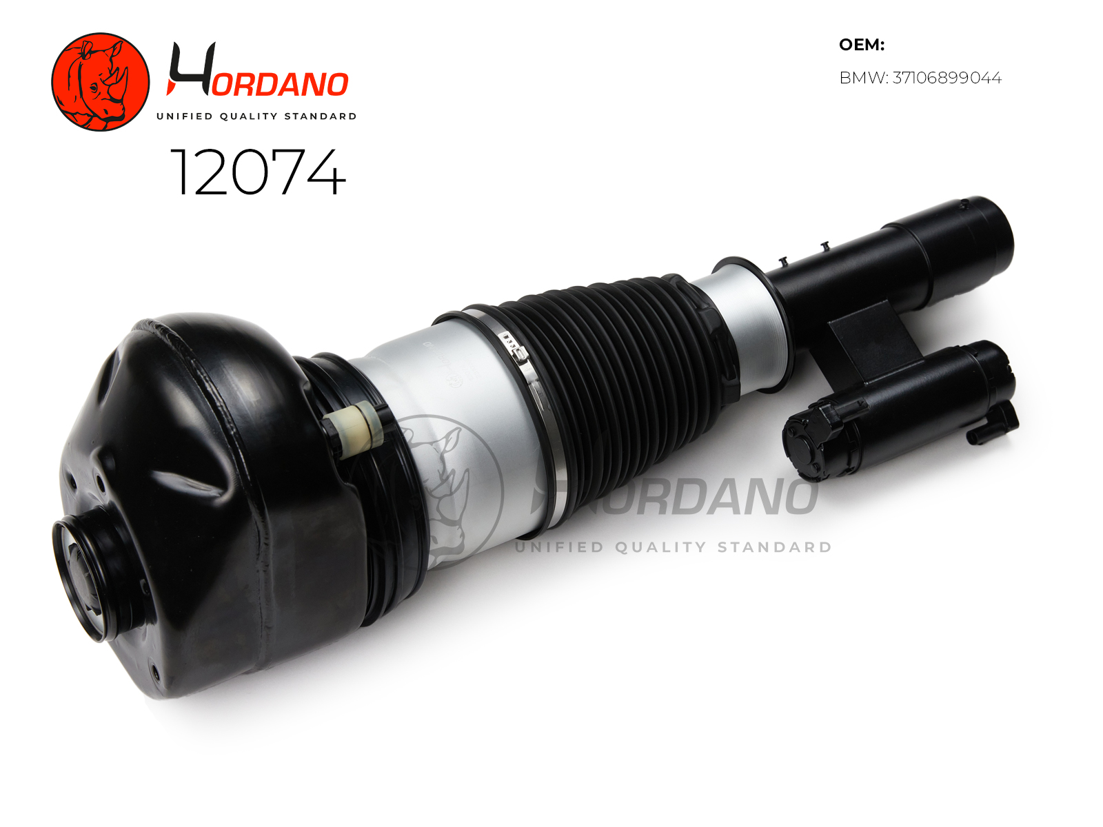 12074 — Амортизатор пневматический передний, правый\ BMW 7-ER G11/G12 (2015-2021) HORDANO