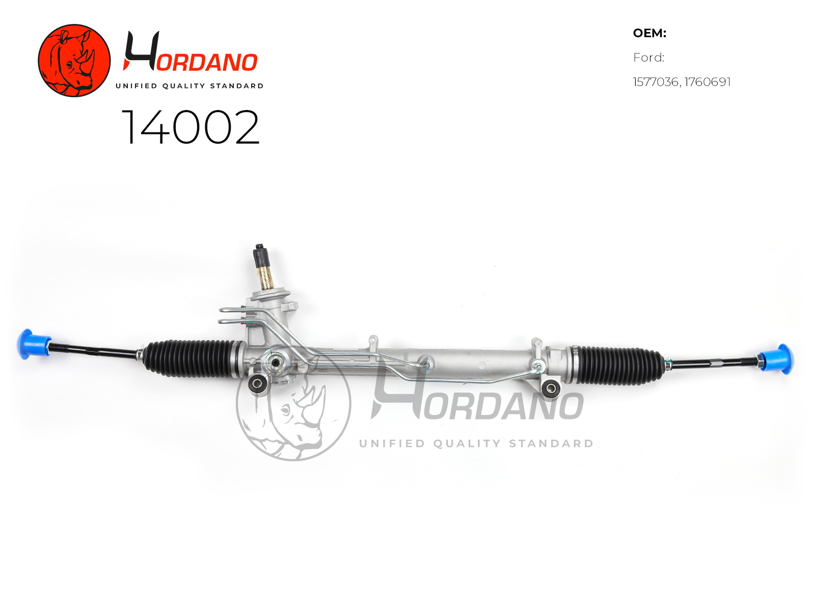 14002 — Рейка рулевая HORDANO