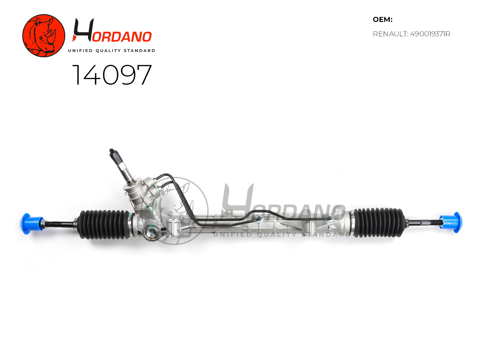 14097 — Рейка рулевая RENAULT LOGAN (LS) HORDANO