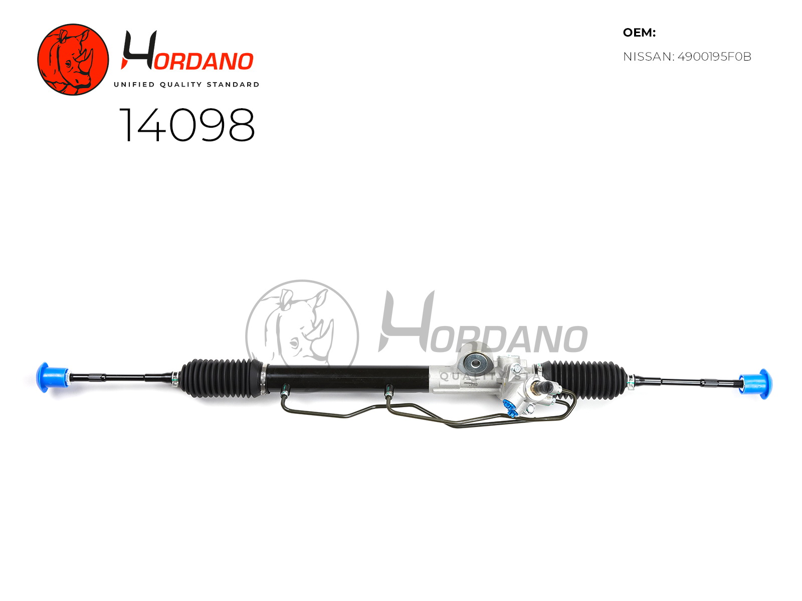 14098 — Рейка рулевая NISSAN ALMERA CLASSIK (B10) HORDANO