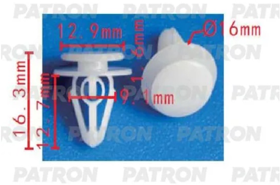 P371480 — Клипса пластмассовая SUZUKI применяемость: кузов  молдинги, пороги PATRON
