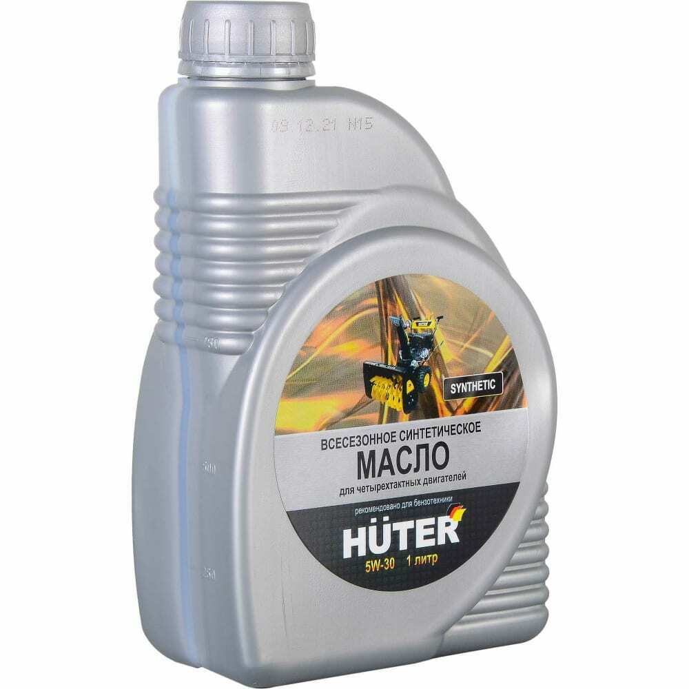 73812 — Масло моторное синтетическое для 4-х двигателей Huter 5W-30 1л HUTER
