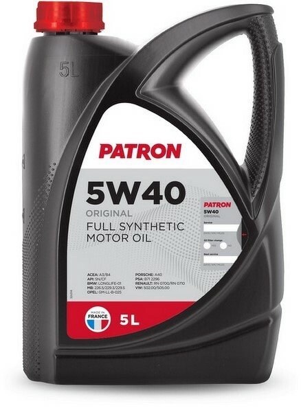 5W405LORIGINAL — Масло моторное 5W-50 Полусинтетическое  PATRON