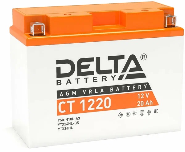 CT1220 — Аккумулятор мото DELTA