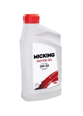 M2122 — MICKING MOTOR OIL EVO1 0W30 API SP ACEA C2 SYNTH.     1л. MICKING