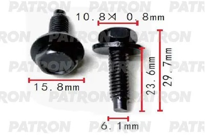 P371470 — Болт металлический CHRYSLER применяемость: универсальные PATRON