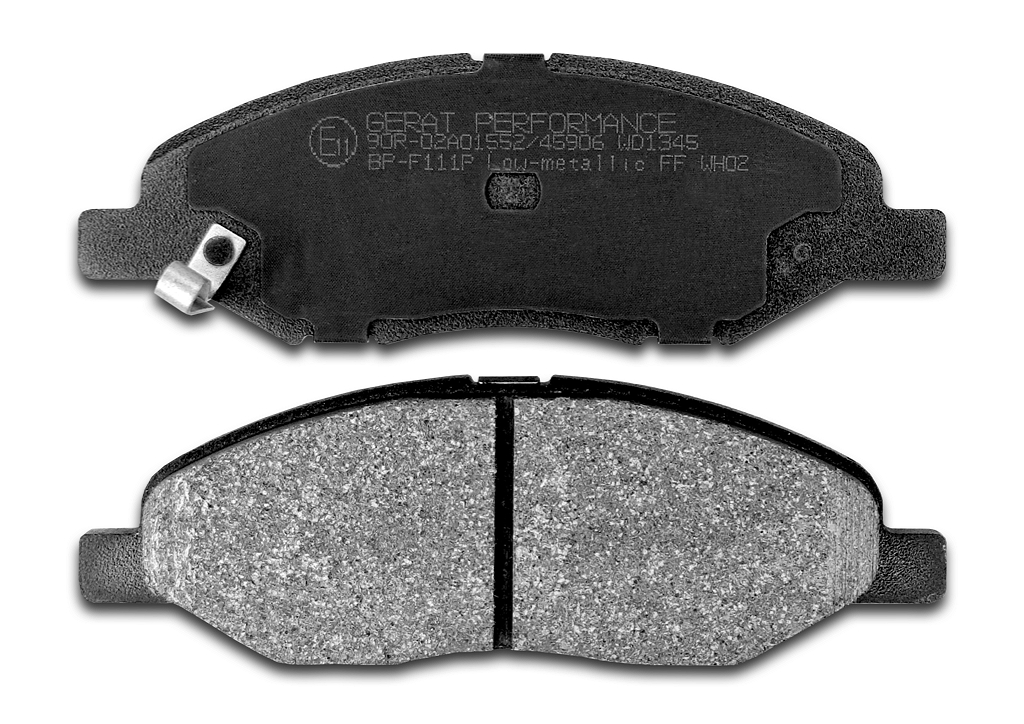 BPF111P — Тормозные колодки передние GERAT