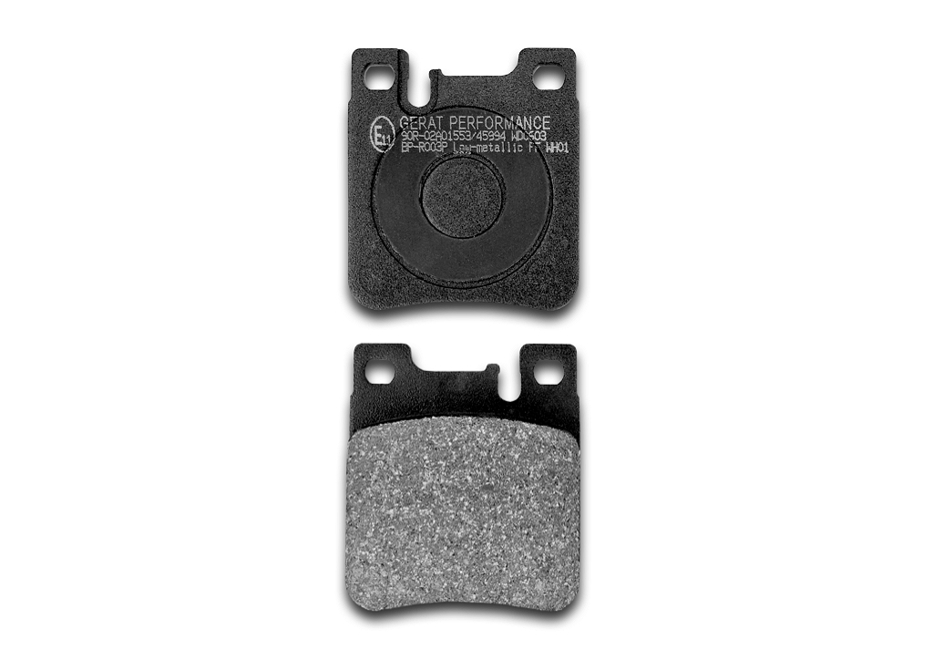 BPR003P — Тормозные колодки задние GERAT