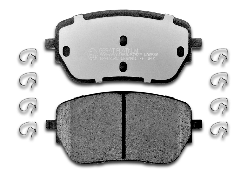 BPF254C — Тормозные колодки передние GERAT