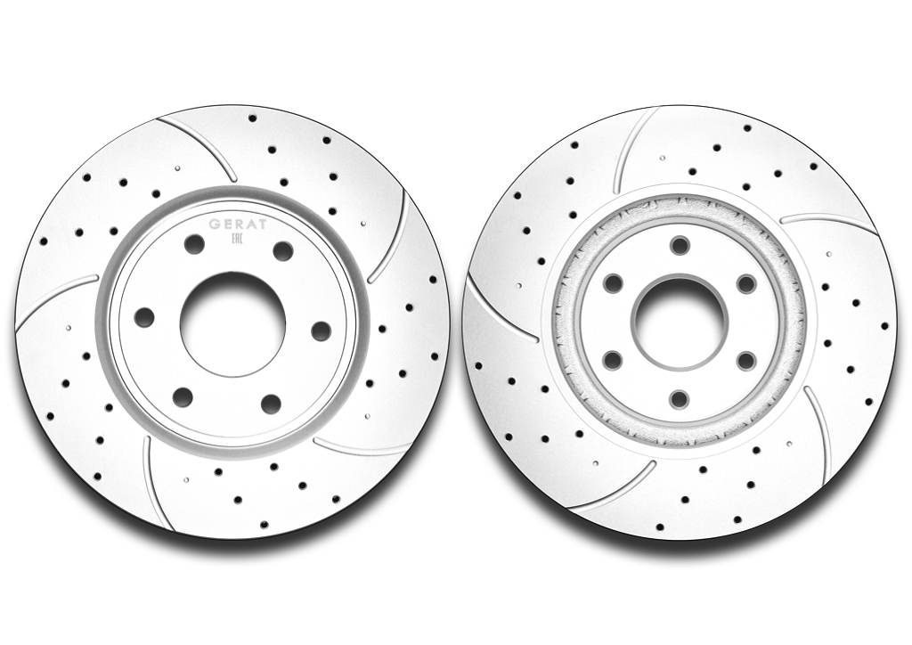 DSKF077P — Тормозной диск (передний) Platinum GERAT