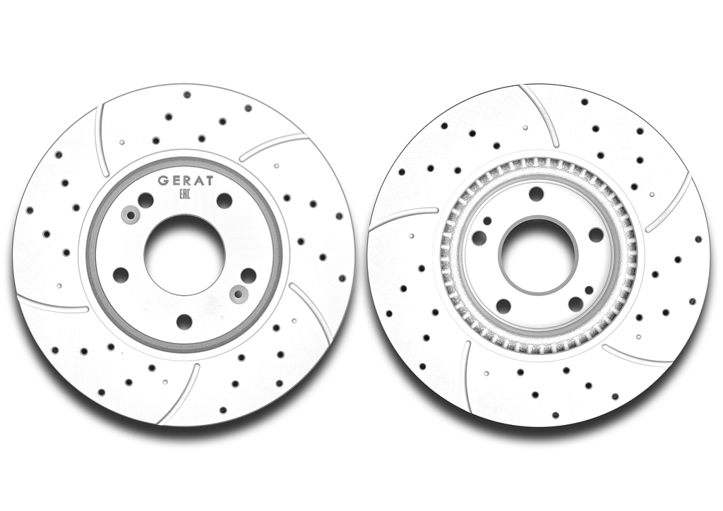 DSKF101P — Тормозной диск (передний) Platinum GERAT