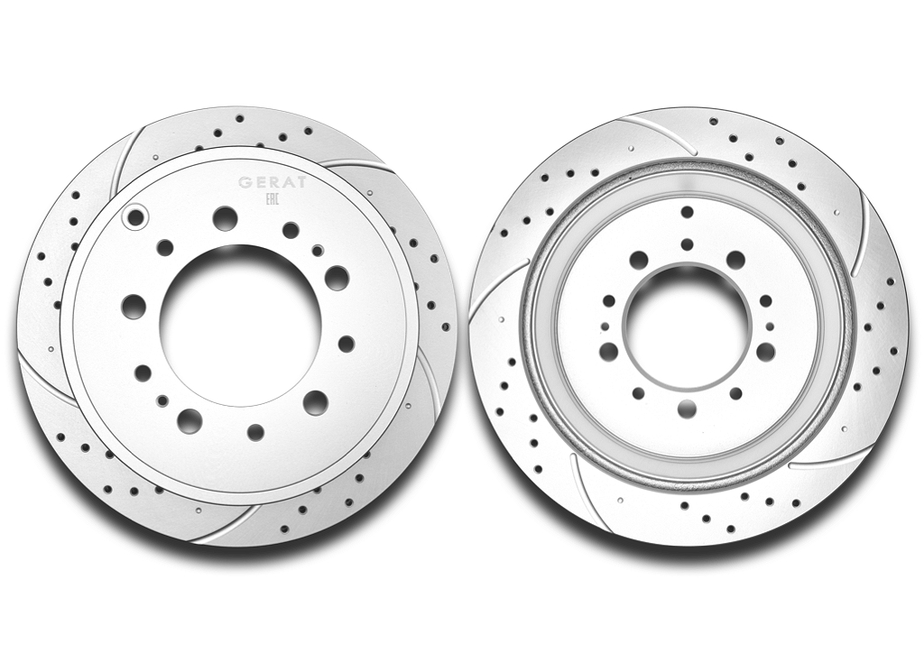 DSKR005P — Тормозной диск (задний) Platinum GERAT
