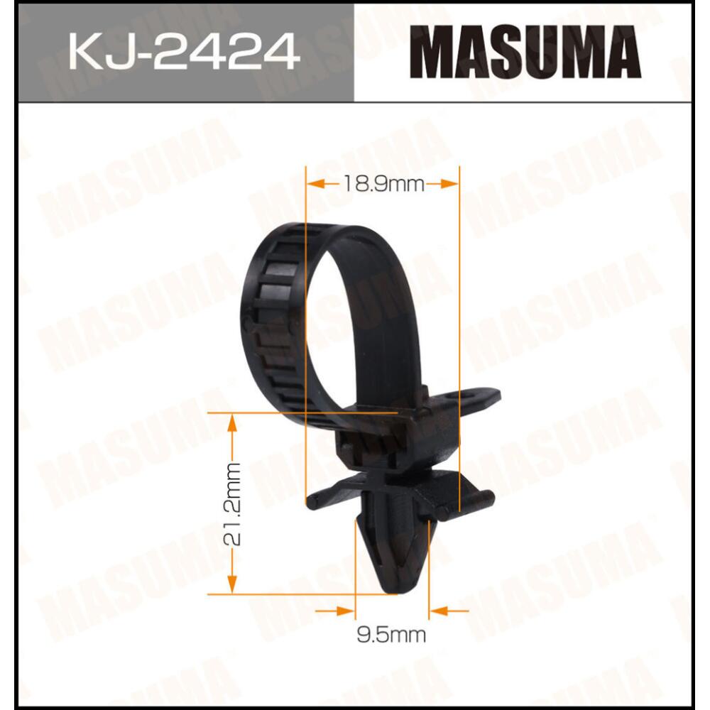 KJ2424 — Клипса автомобильная автокрепеж упаковка цена за  MASUMA