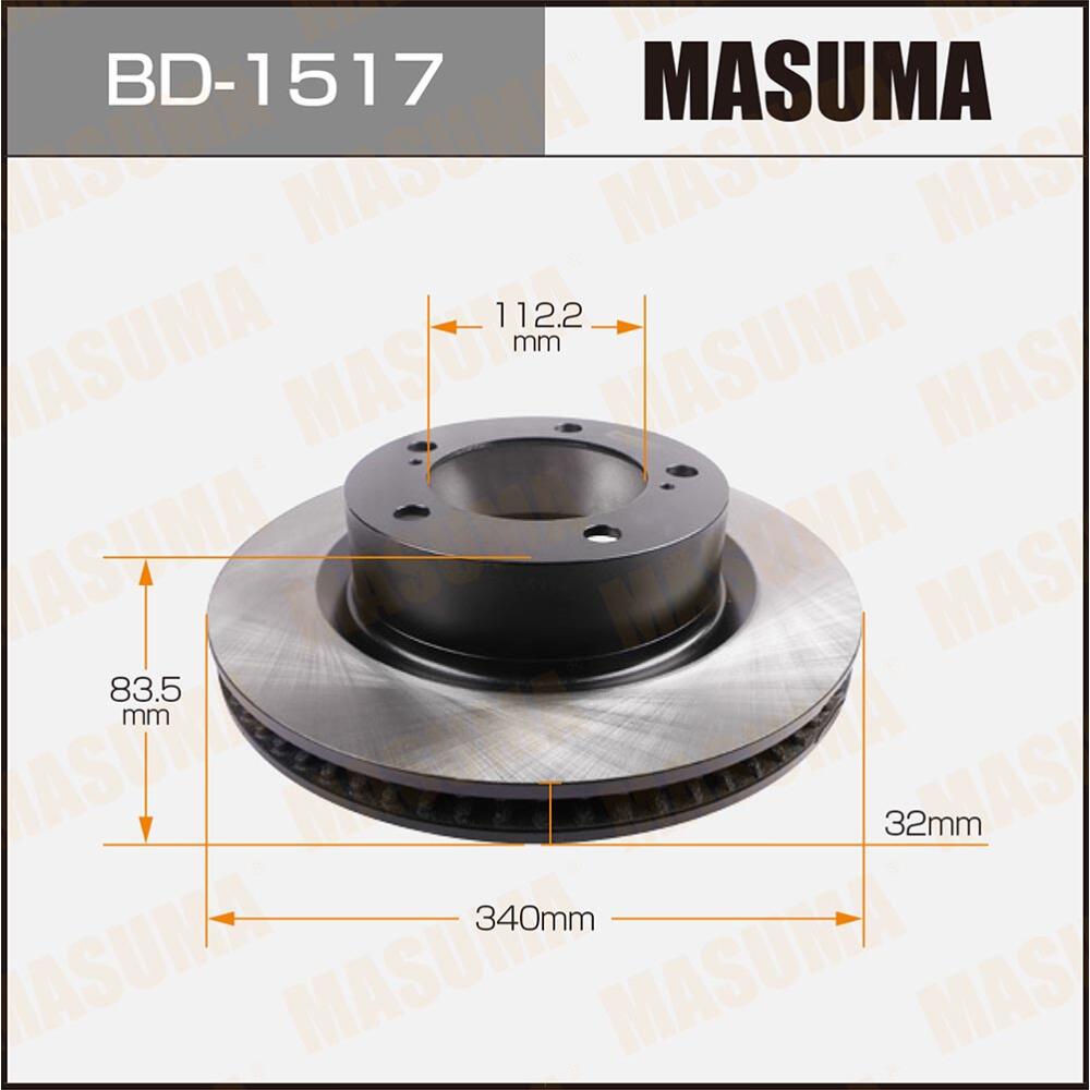 BD1517 — Диск тормозной MASUMA
