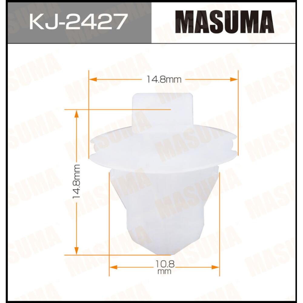 KJ2427 — Клипса автомобильная (автокрепеж) masuma 2427-kj MASUMA