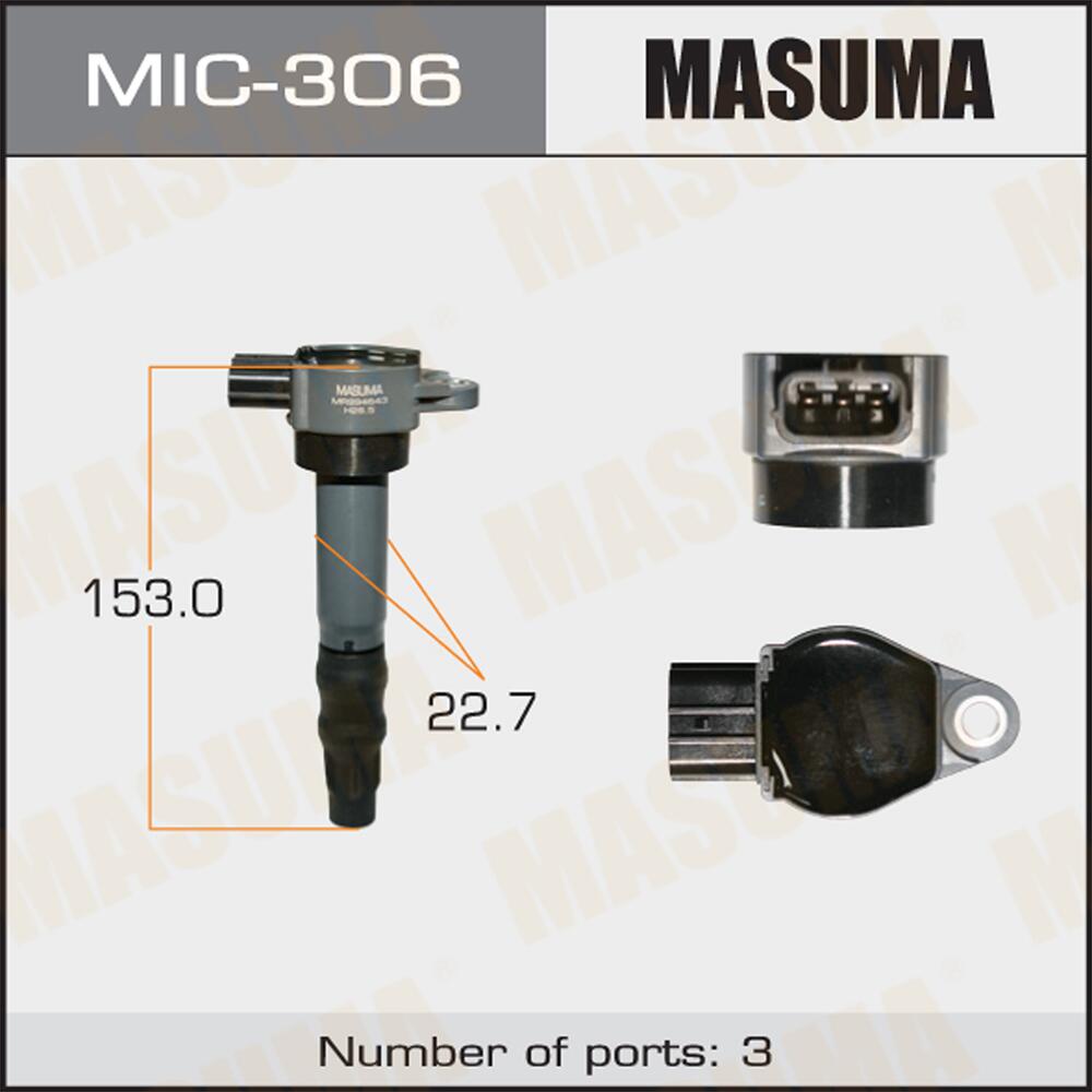 MIC306 — Катушка зажигания MITSUBISHI OUTLANDER, GALANT MASUMA