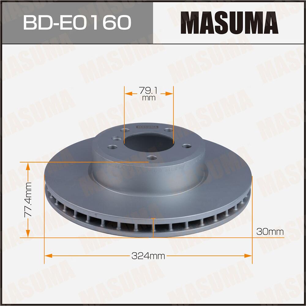 BDE0160 — Диск тормозной пер. MASUMA