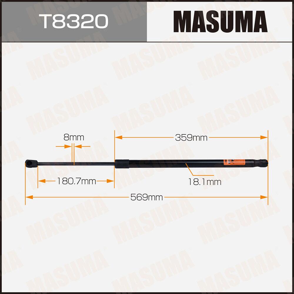 T8320 — Упор газовый багажника L569mm (140) MASUMA