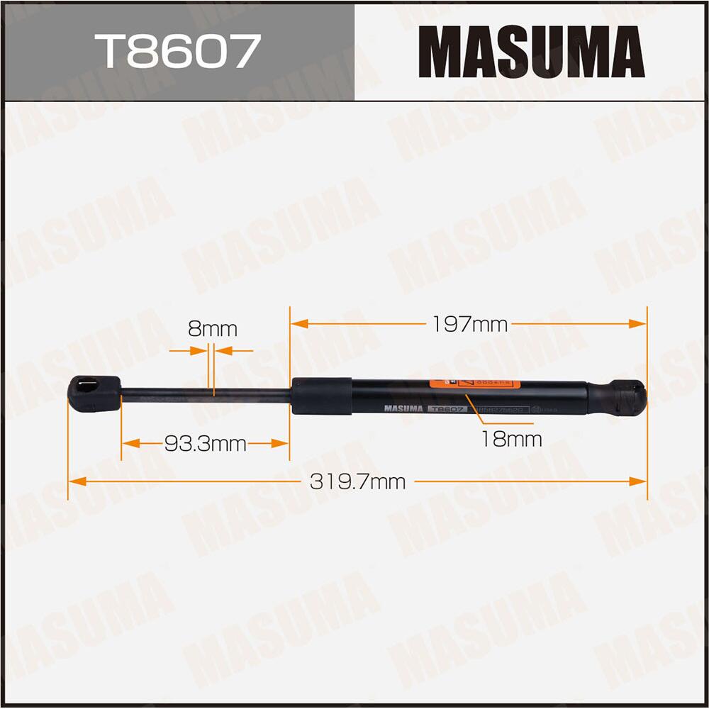 T8607 — Упор газовый багажника, L=319.7mm MASUMA