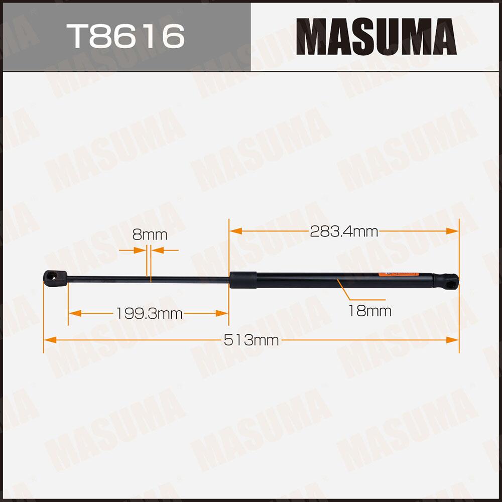 T8616 — Упор газовый багажника, L=513MM MASUMA