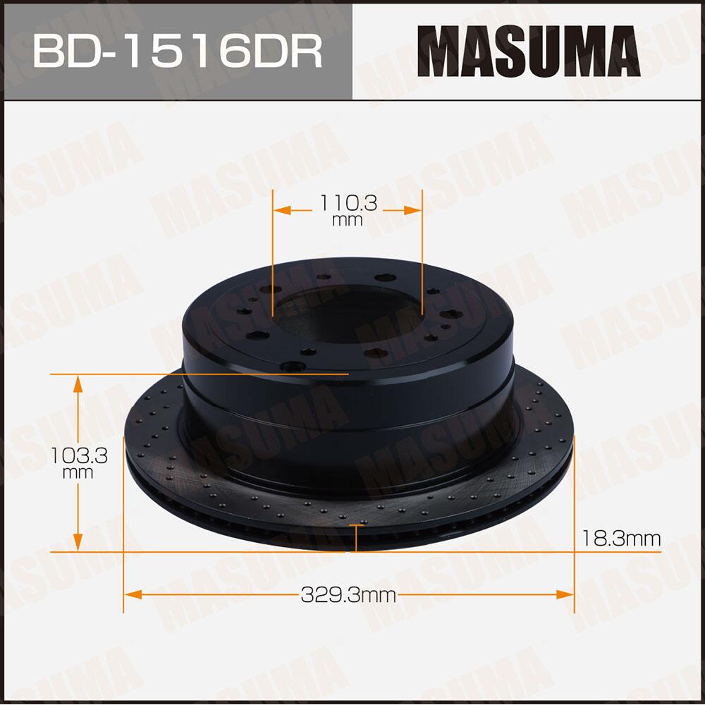 BD1516DR — Диск тормозной MASUMA